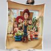 Toy Story Buzz Lightyear Woody Alle Charaktere 04 Decke - Fleecedecke