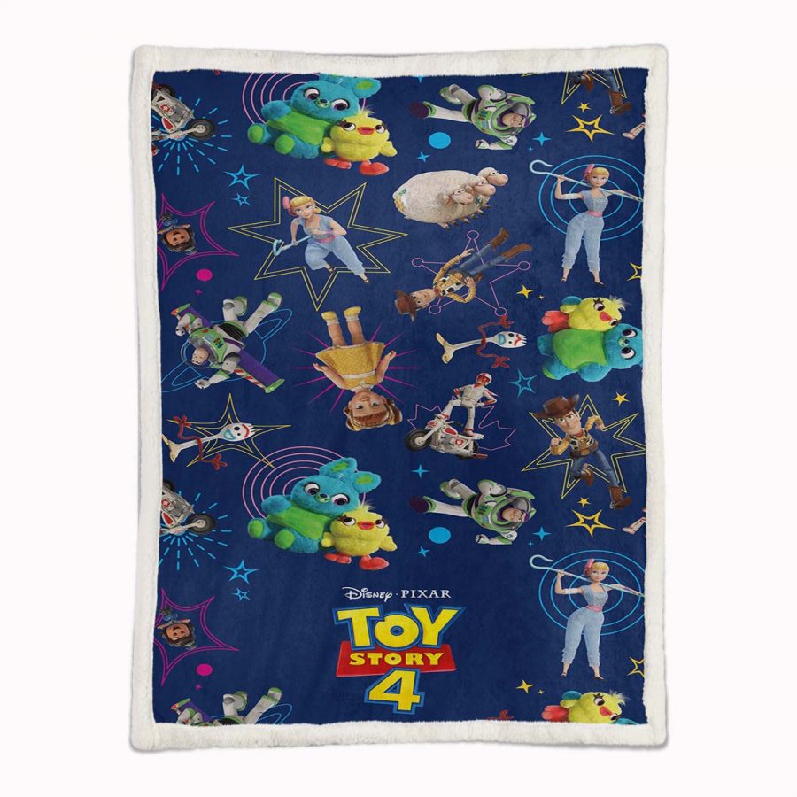 Toy Story Buzz Lightyear Woody Alle Charaktere 07 Decke - Fleecedecke – Bild 2