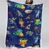 Toy Story Buzz Lightyear Woody Alle Charaktere 07 Decke - Fleecedecke