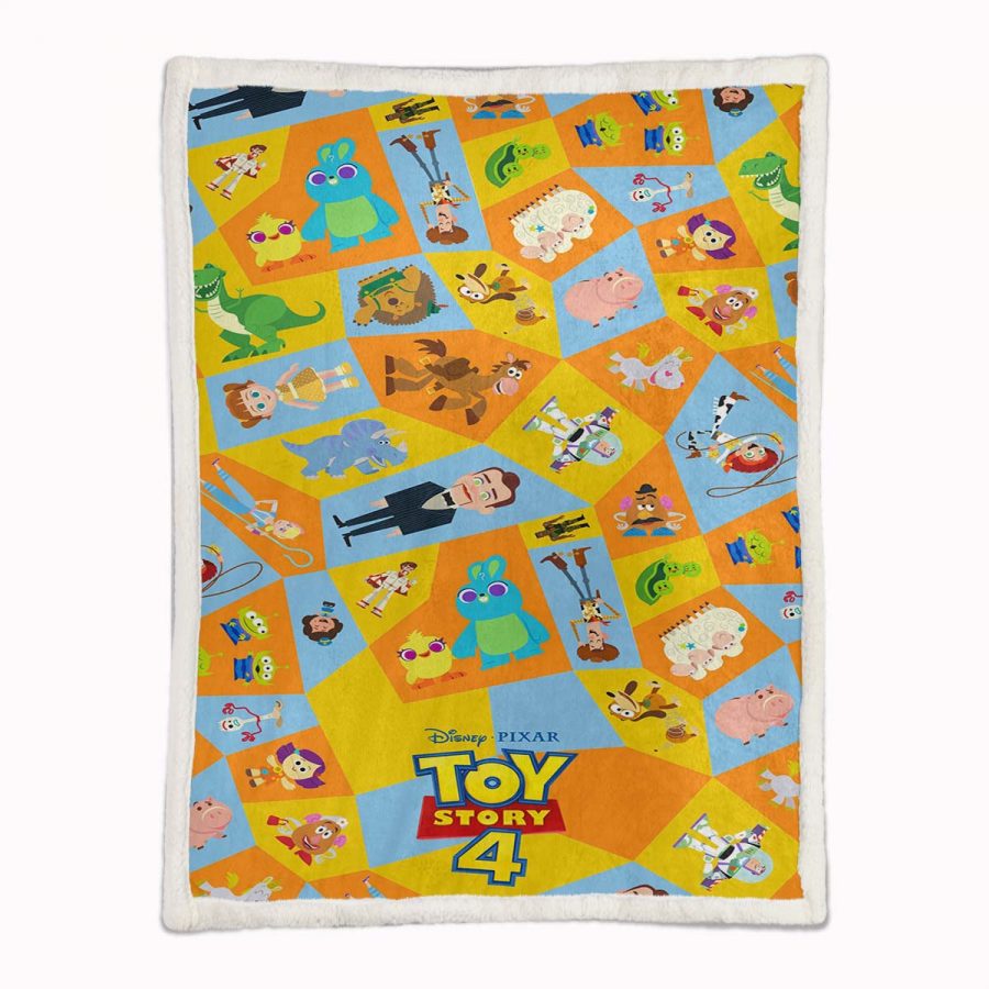 Toy Story Buzz Lightyear Woody Alle Charaktere 09 Decke - Fleecedecke – Bild 2