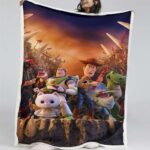 Toy Story Buzz Lightyear Woody Alle Charaktere 10 Decke – Fleecedecke