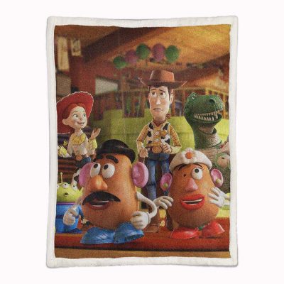 Alternative view of Toy Story: Woody und Jessie Decke - Fleecedecke