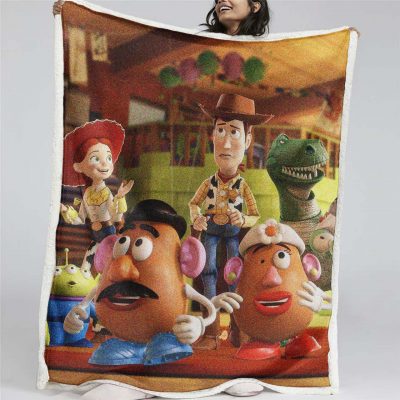 Toy Story: Woody und Jessie Decke - Fleecedecke