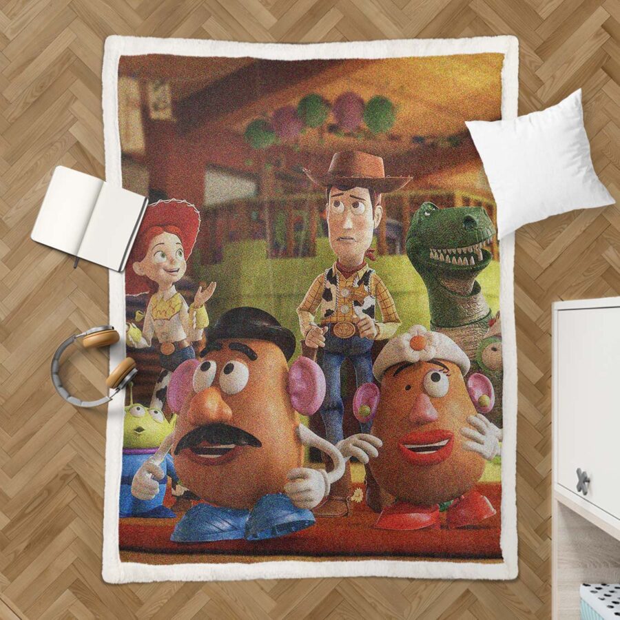 Toy Story: Woody und Jessie Decke - Fleecedecke – Bild 3