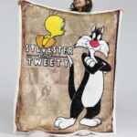 Tweety und Sylvester Looney Tunes 03 Decke – Fleecedecke