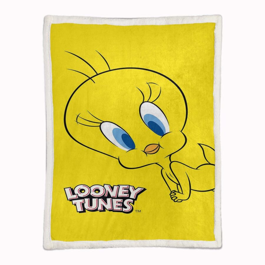 Tweety Vogel Looney Tunes 03 Decke - Fleecedecke – Bild 2