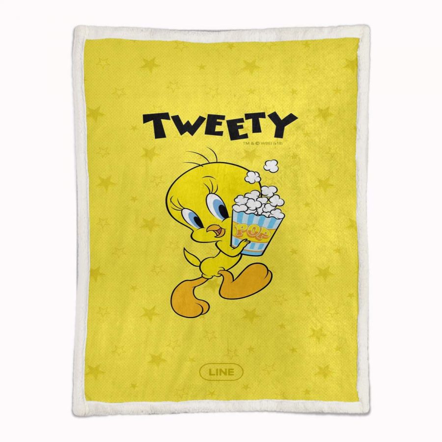 Tweety Vogel Looney Tunes 04 Decke - Fleecedecke – Bild 2