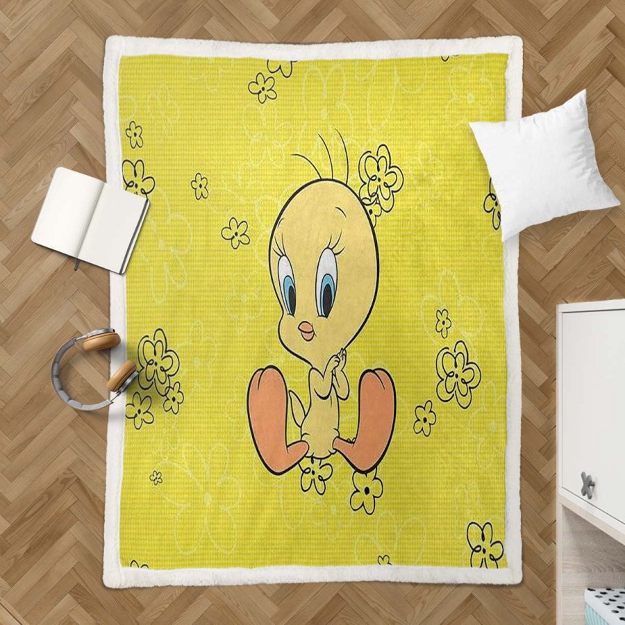 Tweety Vogel Looney Tunes 06 Decke - Fleecedecke – Bild 3