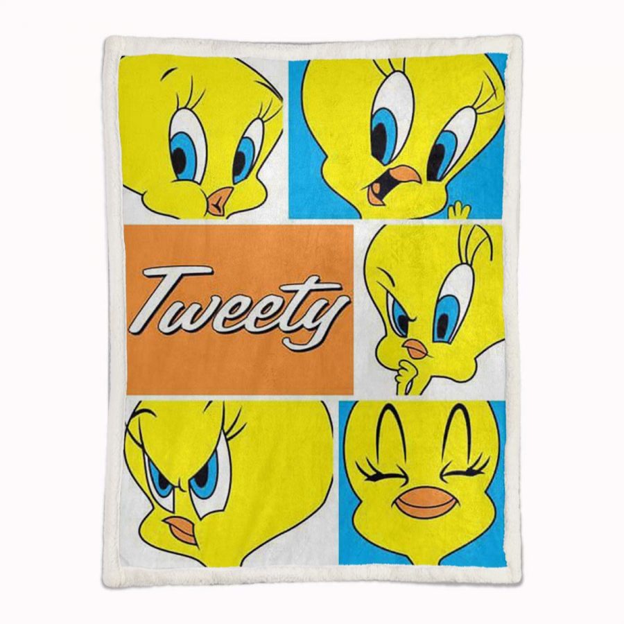 Tweety Vogel Looney Tunes 09 Decke - Fleecedecke – Bild 2