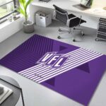 VFL Osnabrück lila weiße Linien Hintergrund Teppich