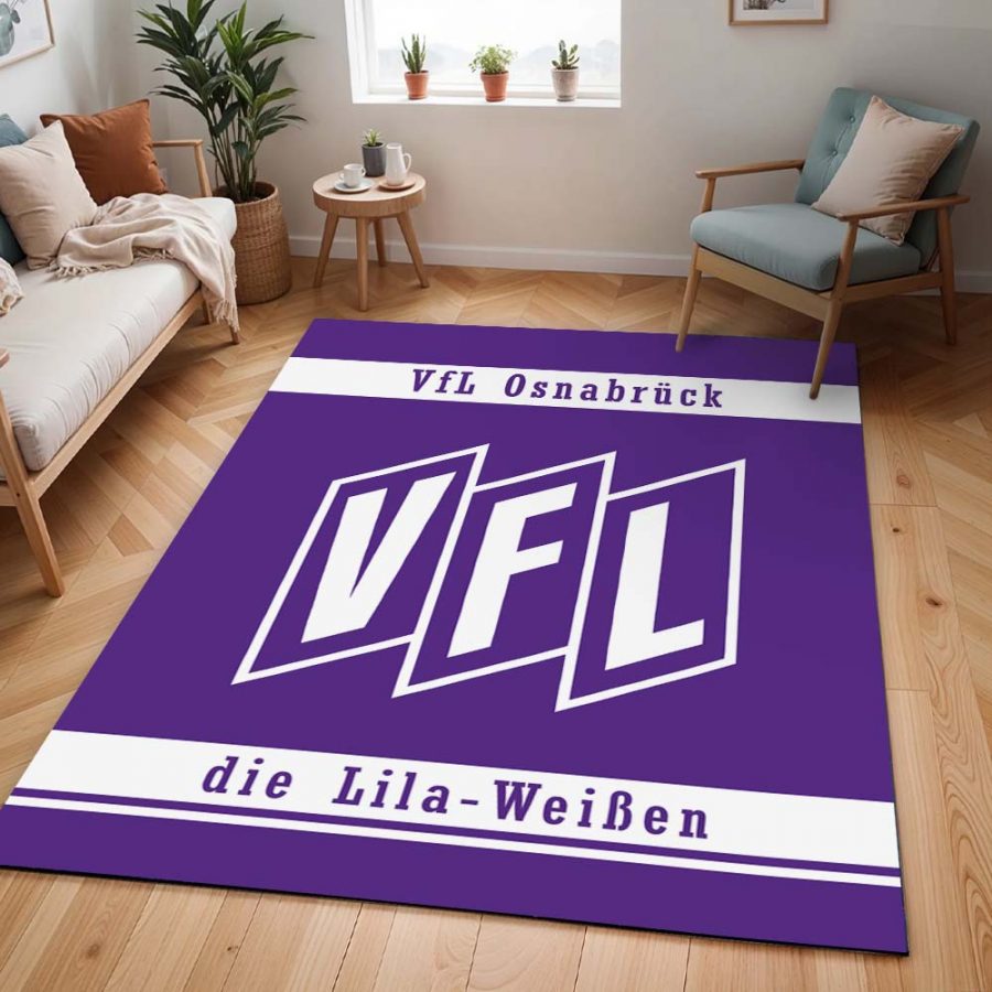 VFL Osnabrück violetter Hintergrund Stil 04 Teppich – Bild 2