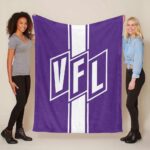 VFL Osnabrück violetter Hintergrund Stil 05 Fleecedecke – Decke