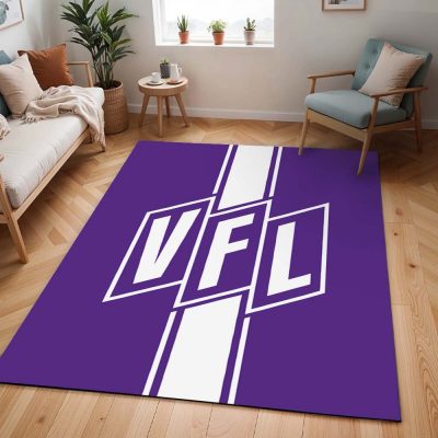 Alternative view of VFL Osnabrück violetter Hintergrund Stil 05 Teppich