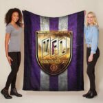 VFL Osnabrück Violett Metall Fleecedecke – Decke
