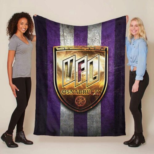 VFL Osnabrück Violett Metall Fleecedecke - Decke