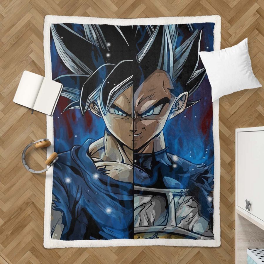 Vegeta Dragon Ball 1001 Decke - Fleecedecke – Bild 3