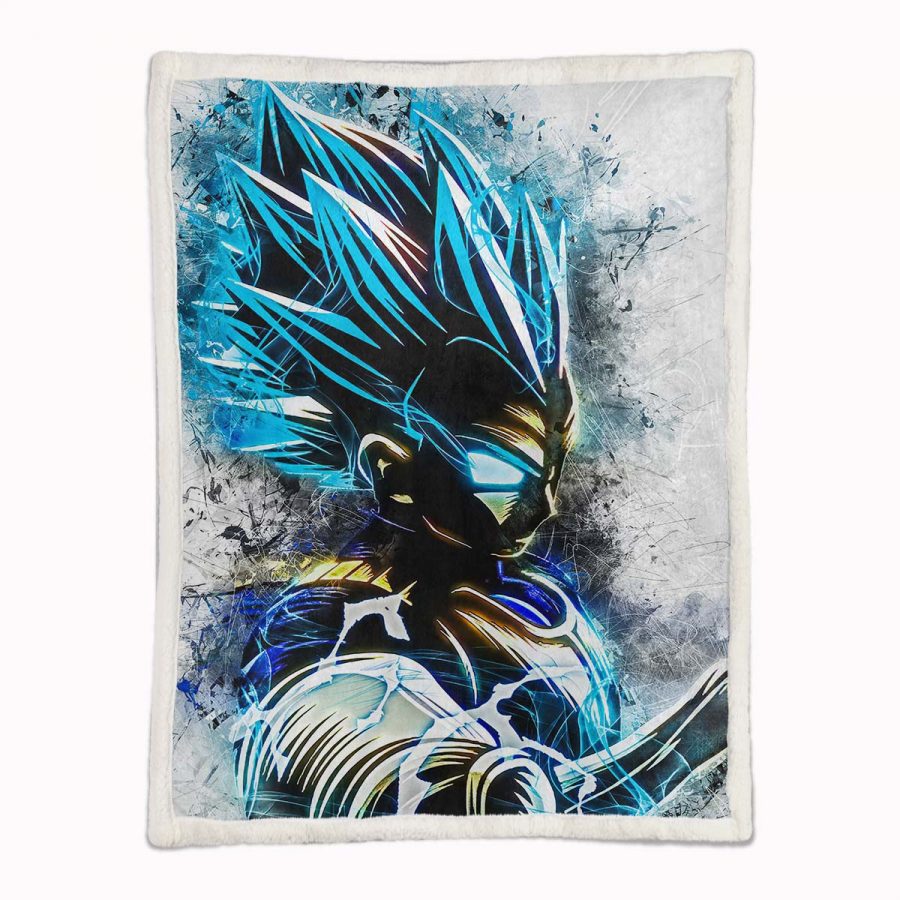 Vegeta Dragon Ball 1002 Decke - Fleecedecke – Bild 2