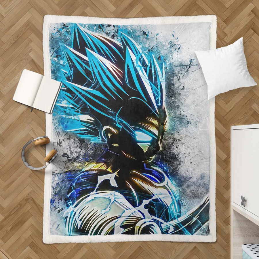 Vegeta Dragon Ball 1002 Decke - Fleecedecke – Bild 3