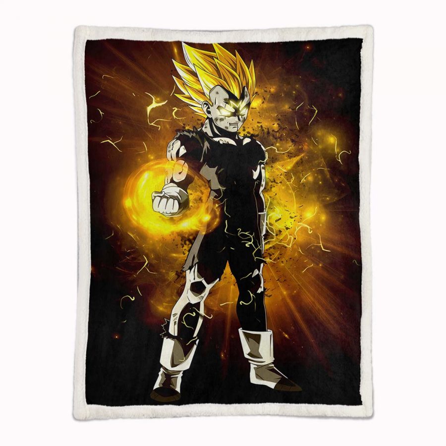 Vegeta Dragon Ball 1003 Decke - Fleecedecke – Bild 2