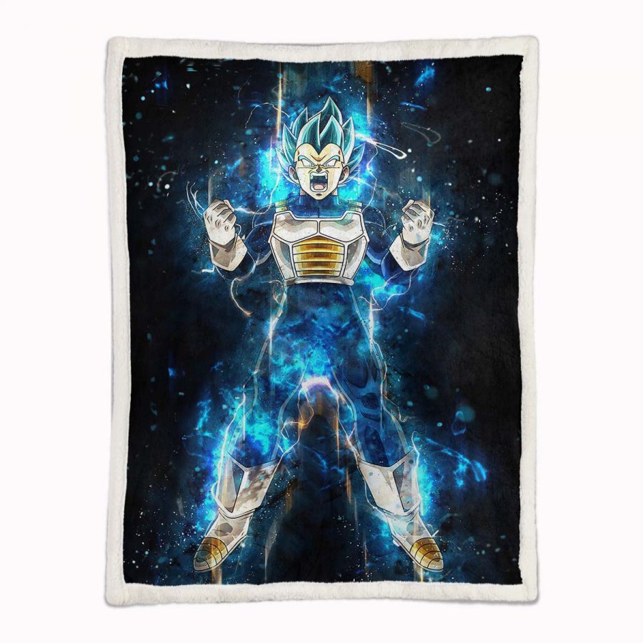 Vegeta Ultra Instinct Dragon Ball Decke - Fleecedecke – Bild 2