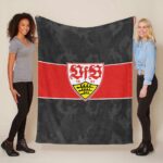 VfB Stuttgart Fußball-Club 04 Fleecedecke – Decke
