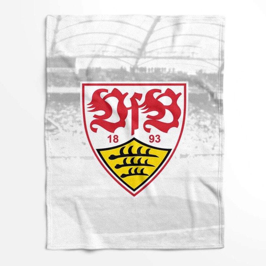VfB Stuttgart Fußball-Club 11 Fleecedecke - Decke – Bild 2