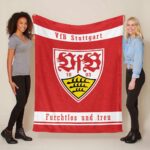 VfB Stuttgart Fußball-Club 22 Fleecedecke – Decke