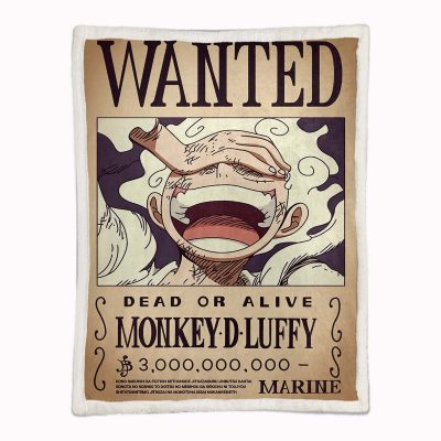 Alternative view of Gesucht: Monkey D. Ruffy Gear 5 Decke - Fleecedecke