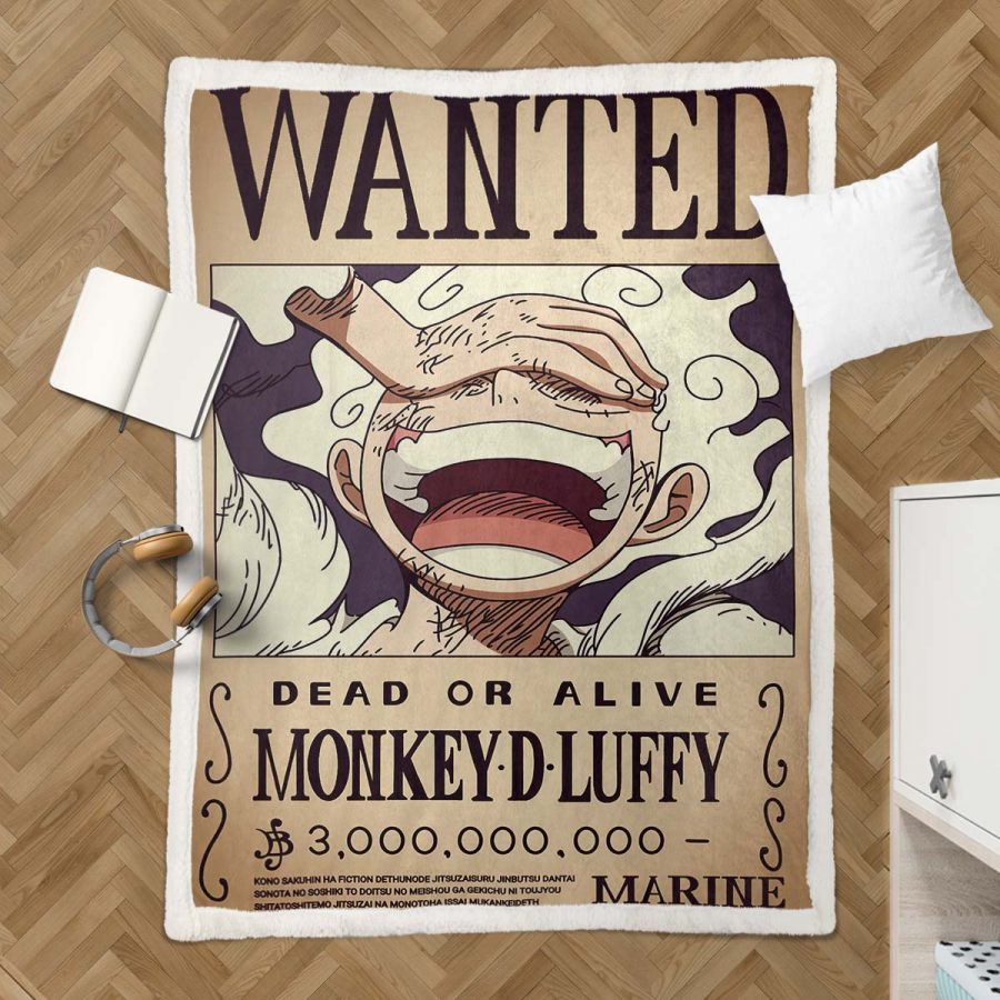 Gesucht: Monkey D. Ruffy Gear 5 Decke - Fleecedecke – Bild 3