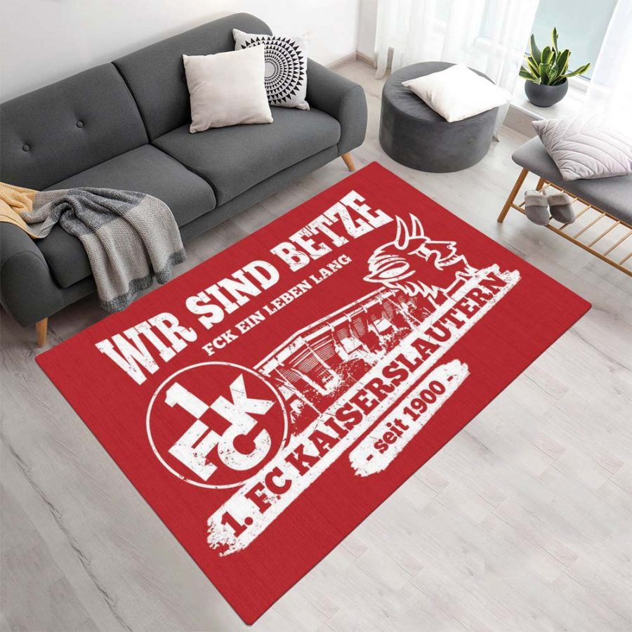 Wir sind betze FCK ein leben lang FC Kaiserslautern Teppich – Bild 2