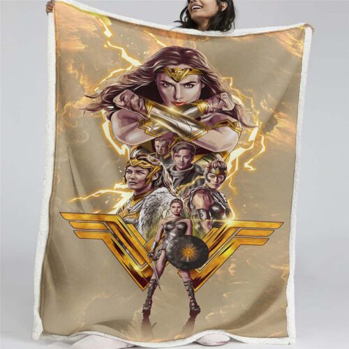 Wonder Woman DC Comics 01 Decke - Fleecedecke
