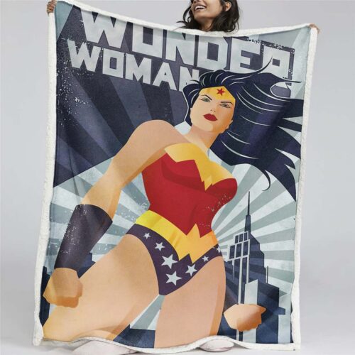 Wonder Woman DC Comics 04 Decke - Fleecedecke