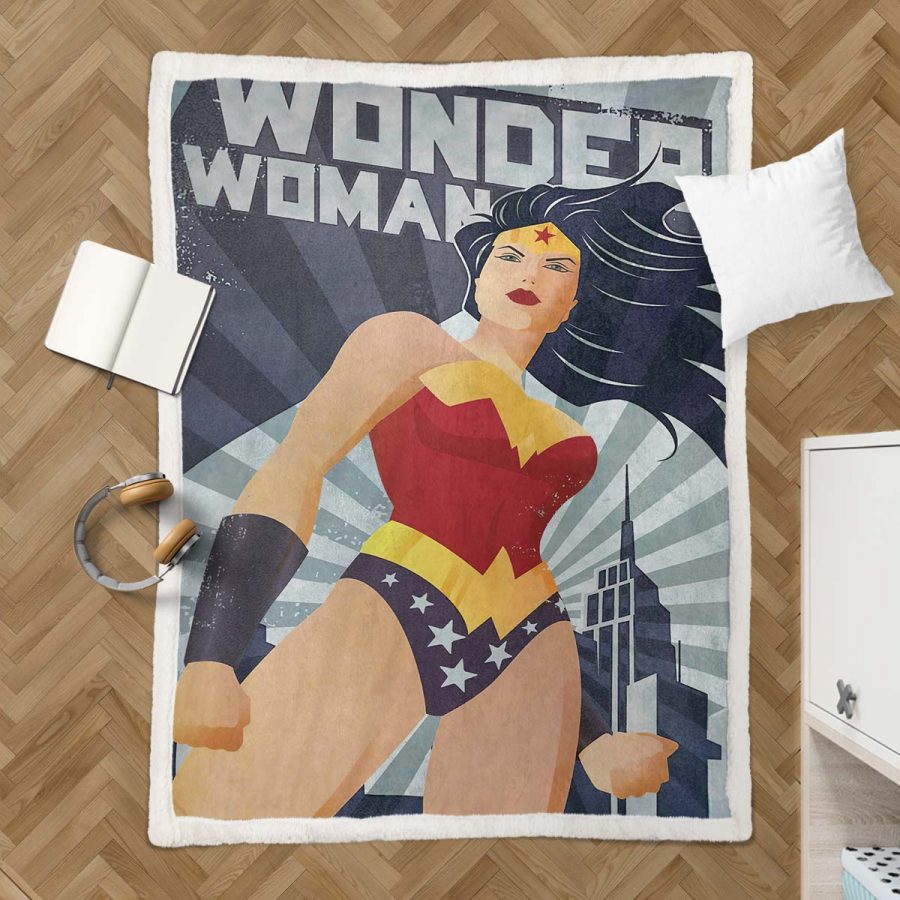 Wonder Woman DC Comics 04 Decke - Fleecedecke – Bild 3