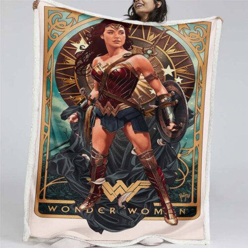 Wonder Woman DC Comics 05 Decke - Fleecedecke