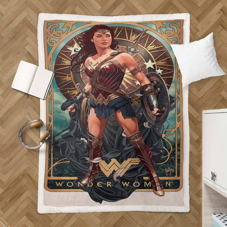 Wonder Woman DC Comics 05 Decke - Fleecedecke – Bild 3