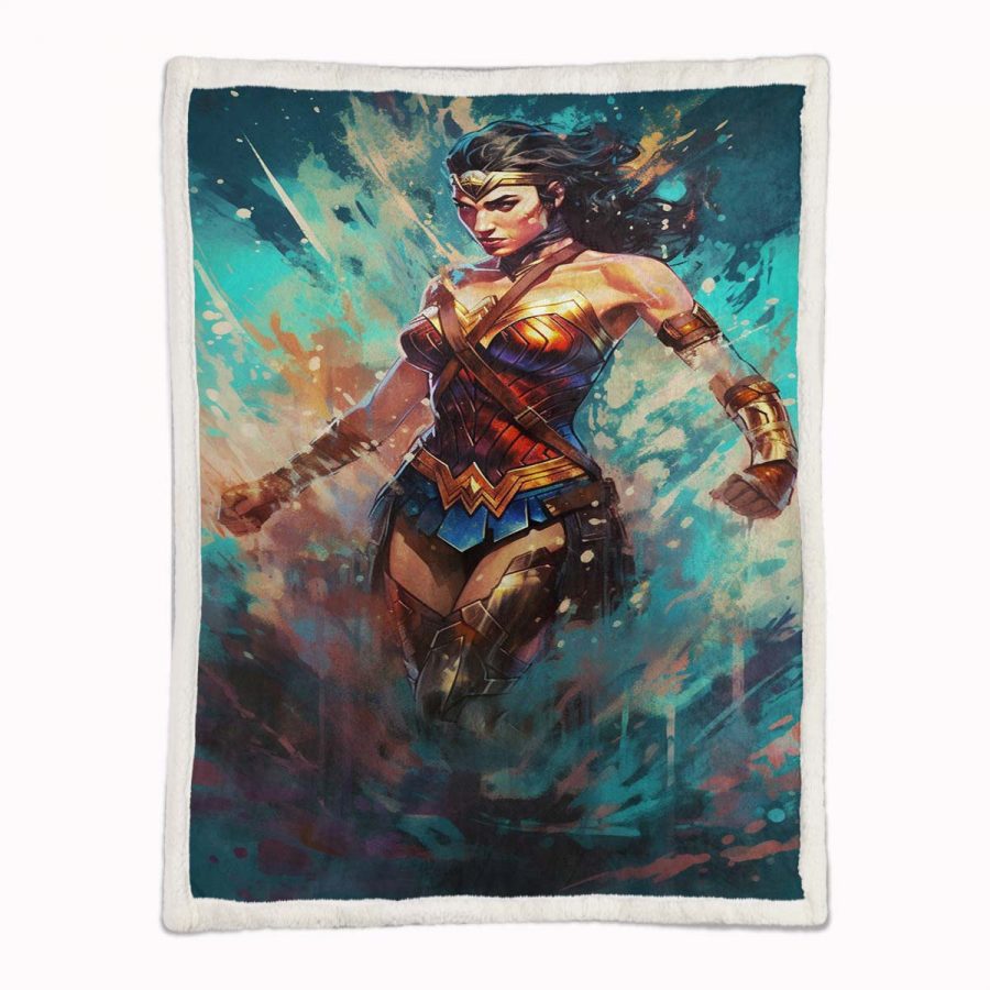 Wonder Woman DC Comics 06 Decke - Fleecedecke – Bild 2