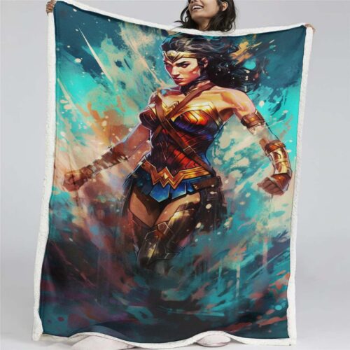 Wonder Woman DC Comics 06 Decke - Fleecedecke