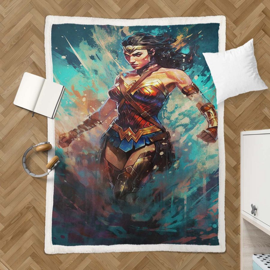 Wonder Woman DC Comics 06 Decke - Fleecedecke – Bild 3