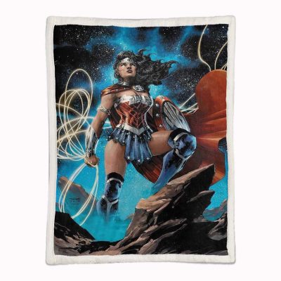Alternative view of Wonder Woman DC Comics 08 Decke - Fleecedecke