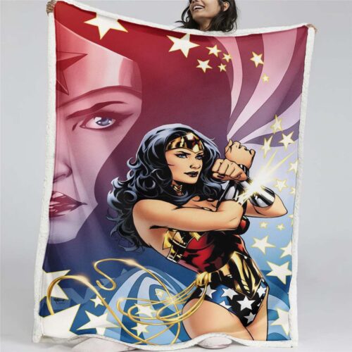 Wonder Woman DC Comics 09 Decke - Fleecedecke
