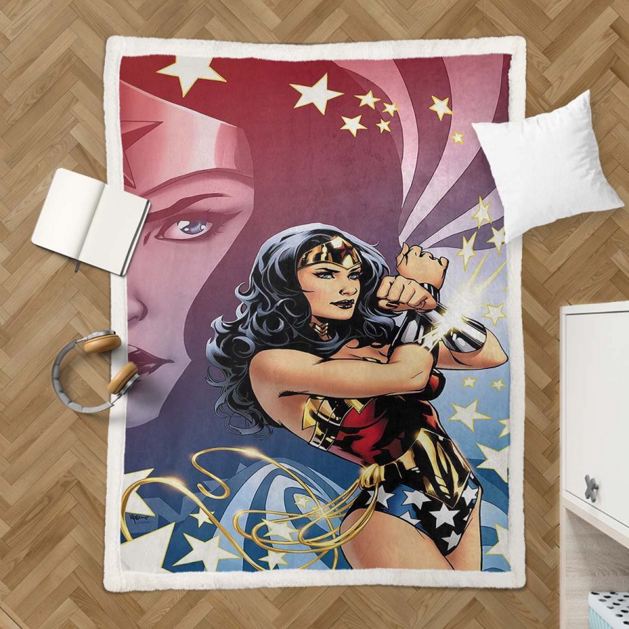 Wonder Woman DC Comics 09 Decke - Fleecedecke – Bild 3