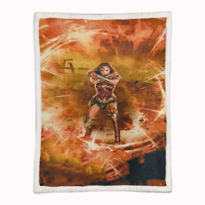 Alternative view of Wonder Woman DC Comics 10 Decke - Fleecedecke