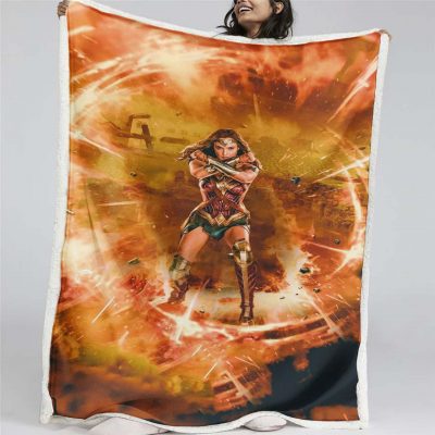 Wonder Woman DC Comics 10 Decke - Fleecedecke