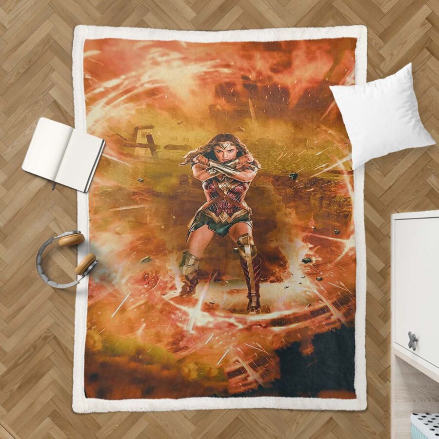 Wonder Woman DC Comics 10 Decke - Fleecedecke – Bild 3