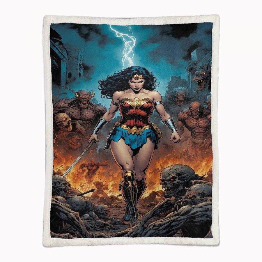 Wonder Woman DC Comics 11 Decke - Fleecedecke – Bild 2