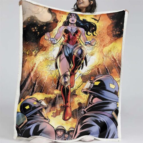 Wonder Woman DC Comics 12 Decke - Fleecedecke