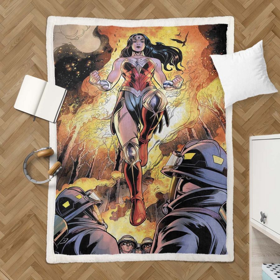 Wonder Woman DC Comics 12 Decke - Fleecedecke – Bild 3