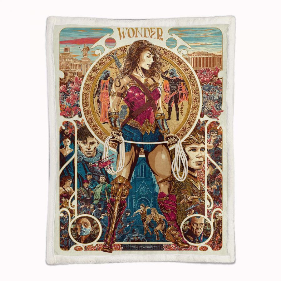 Wonder Woman DC Comics 13 Decke - Fleecedecke – Bild 2