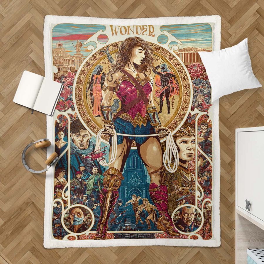 Wonder Woman DC Comics 13 Decke - Fleecedecke – Bild 3
