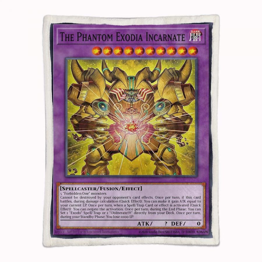 Yu Gi Oh die Inkarnation des Phantoms Exodia Decke - Fleecedecke – Bild 2